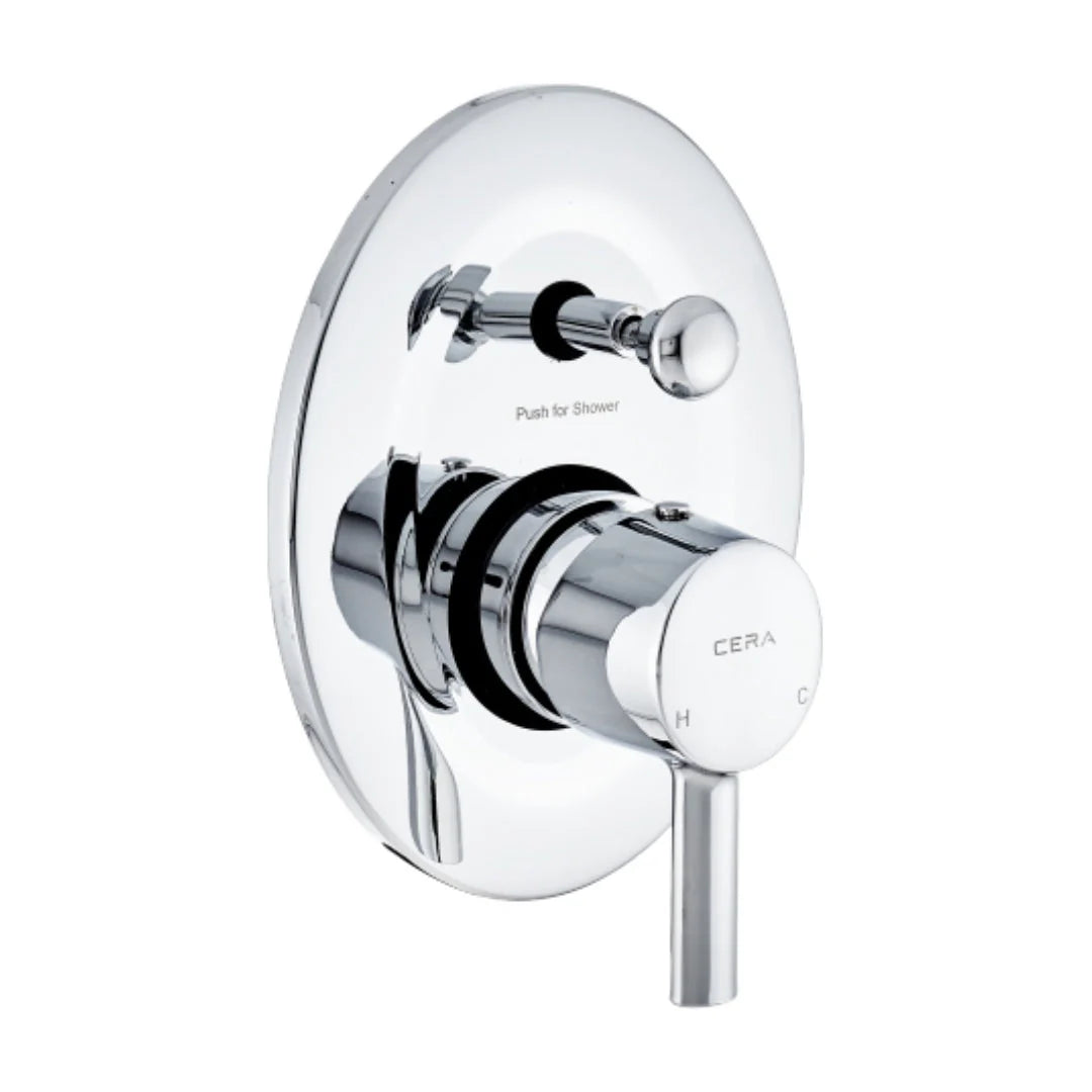 Cera 2 Way Diverter Ripple F1017721 - Chrome Finish