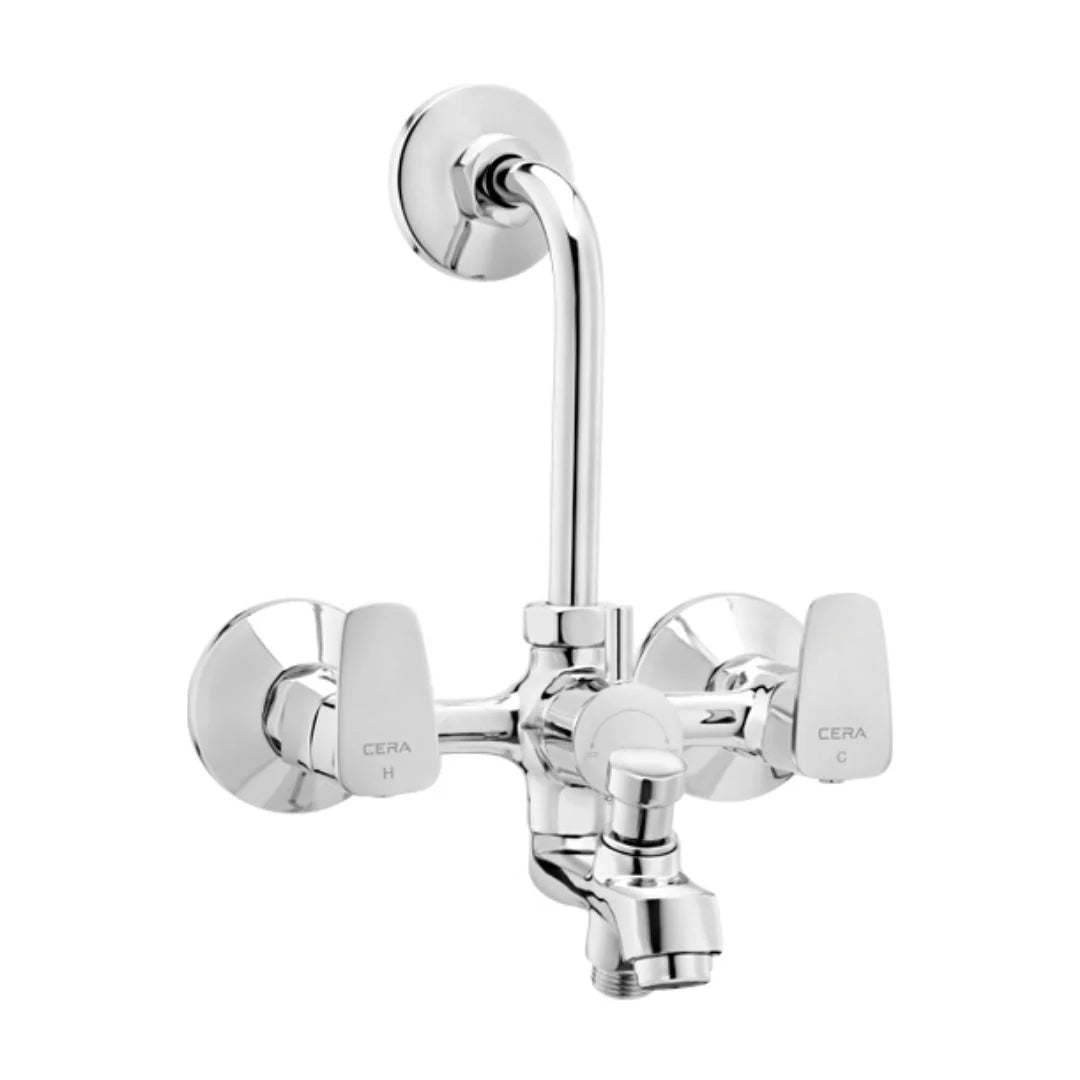 Cera 3 Way Wall Mixer Vine F1020403 - Chrome Finish