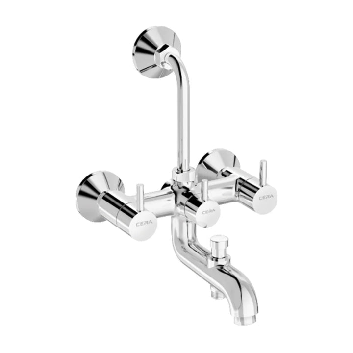 Cera 3 Way Wall Mixer Fountain F2013403 - Chrome Finish