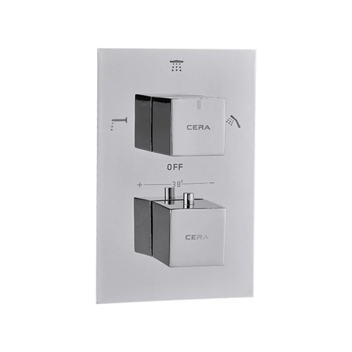 Cera 3 Way Thermostatic Diverter F8015741CH - Chrome Finish