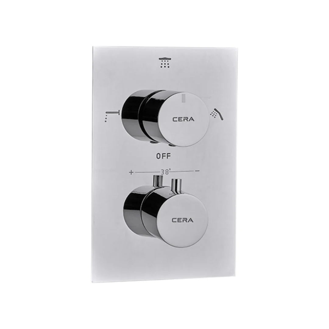 Cera 3 Way Thermostatic Diverter F8015742CH - Chrome Finish