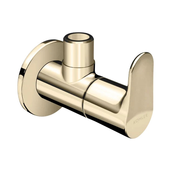 KOHLER BASIN AREA ANGLE VALVE JULY 16086IN-4-AF - FRENCH GOLD