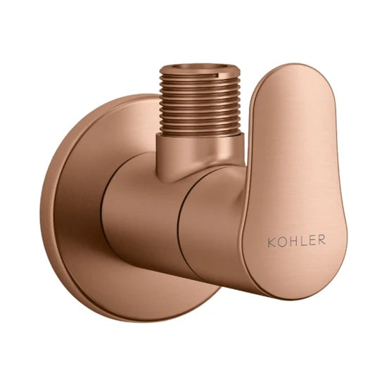 KOHLER BASIN AREA ANGLE VALVE JULY 16086IN-4-BRD - BRUSHED ROSE GOLD