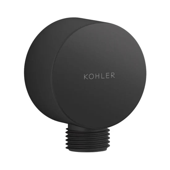 KOHLER SHOWER FITTING WALL OUTLET 22448IN-BL - BLACK MATT