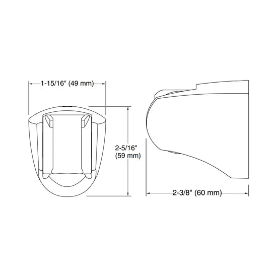 KOHLER SHOWER FITTING WALL BRACKET 99035IN-BRD - BRUSHED ROSE GOLD