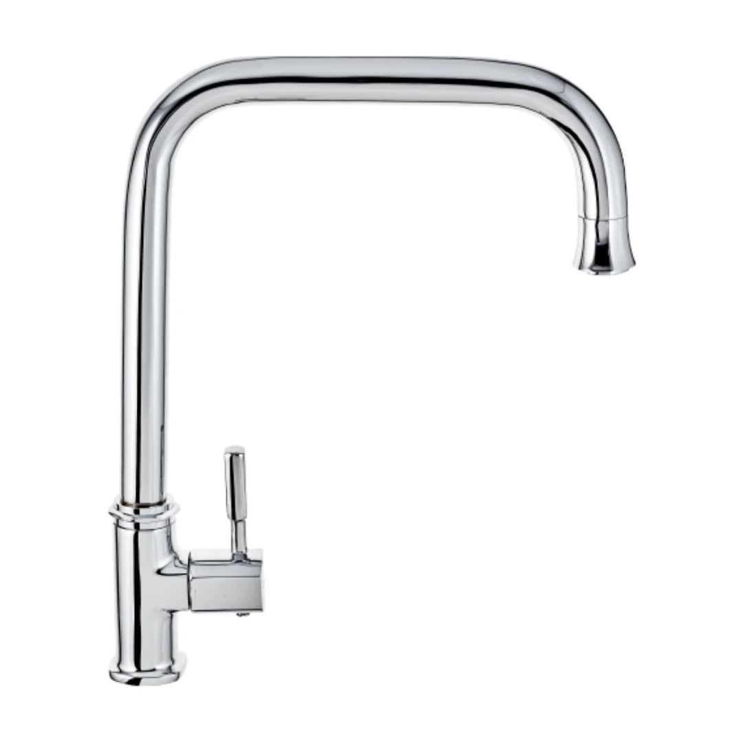 Cera Table Mounted Regular Kitchen Sink Tap Gayle F1014311 with Swinging Spout in Chrome Finish