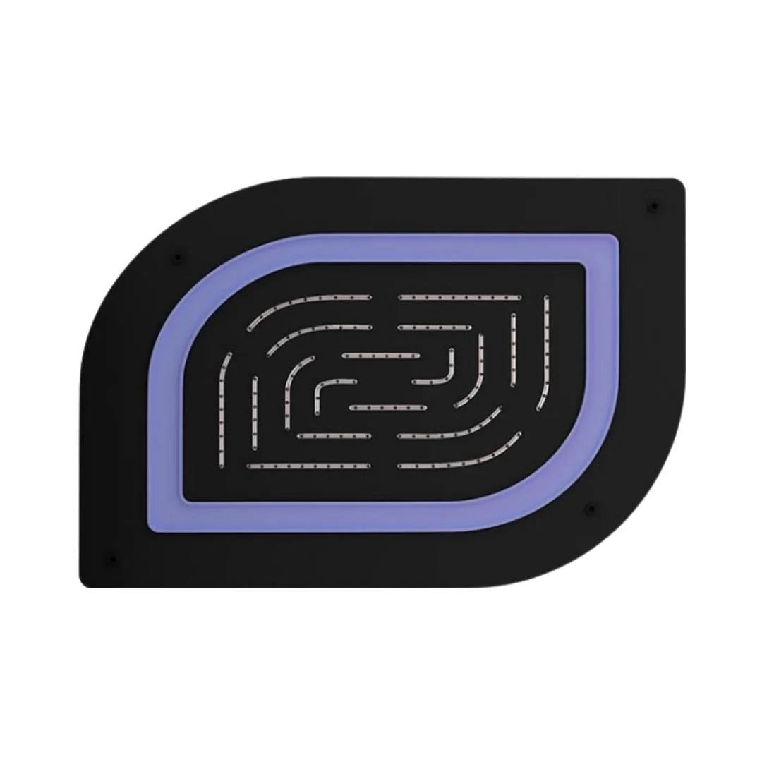 Jaquar Single Flow Overhead Shower OHS-BLM-85857 - Black Matt