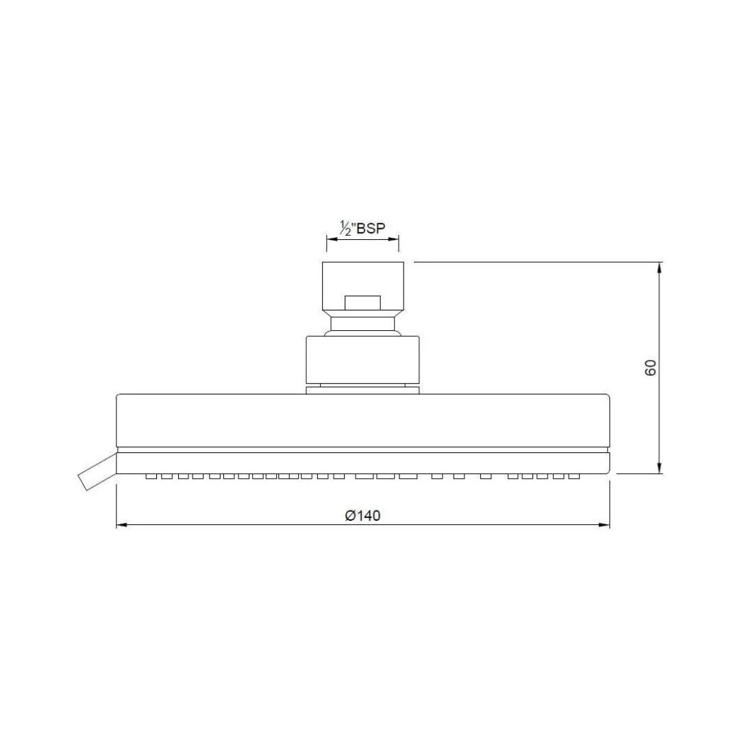 Jaquar Multi Flow Overhead Shower OHS-CHR-1769 - Chrome