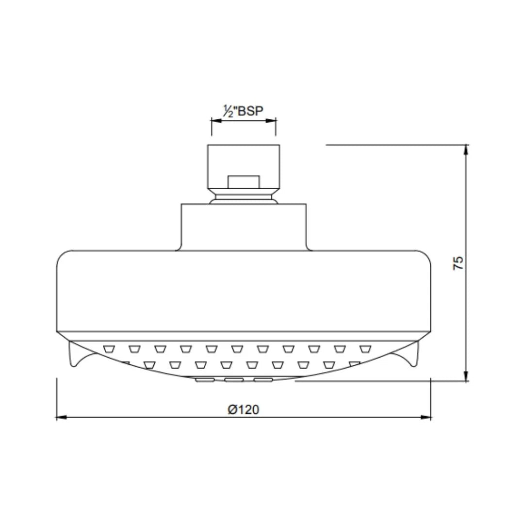 Jaquar Multi Flow Overhead Shower OHS-CHR-1799 - Chrome