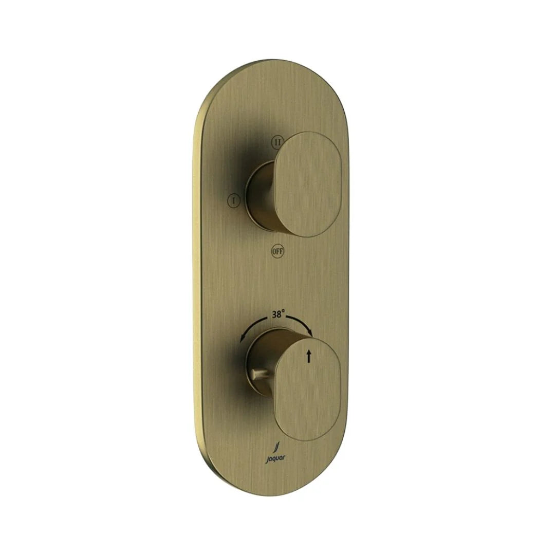 Jaquar 3 Way Thermostatic Diverter Opal Prime OPP-ABR-15683PM Normal Flow - Antique Bronze Finish