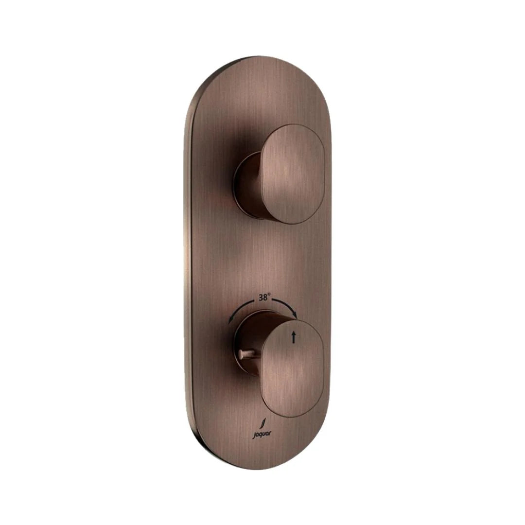 Jaquar 1 Way Thermostatic Diverter Opal Prime OPP-ACR-15661PM Normal Flow - Antique Copper Finish