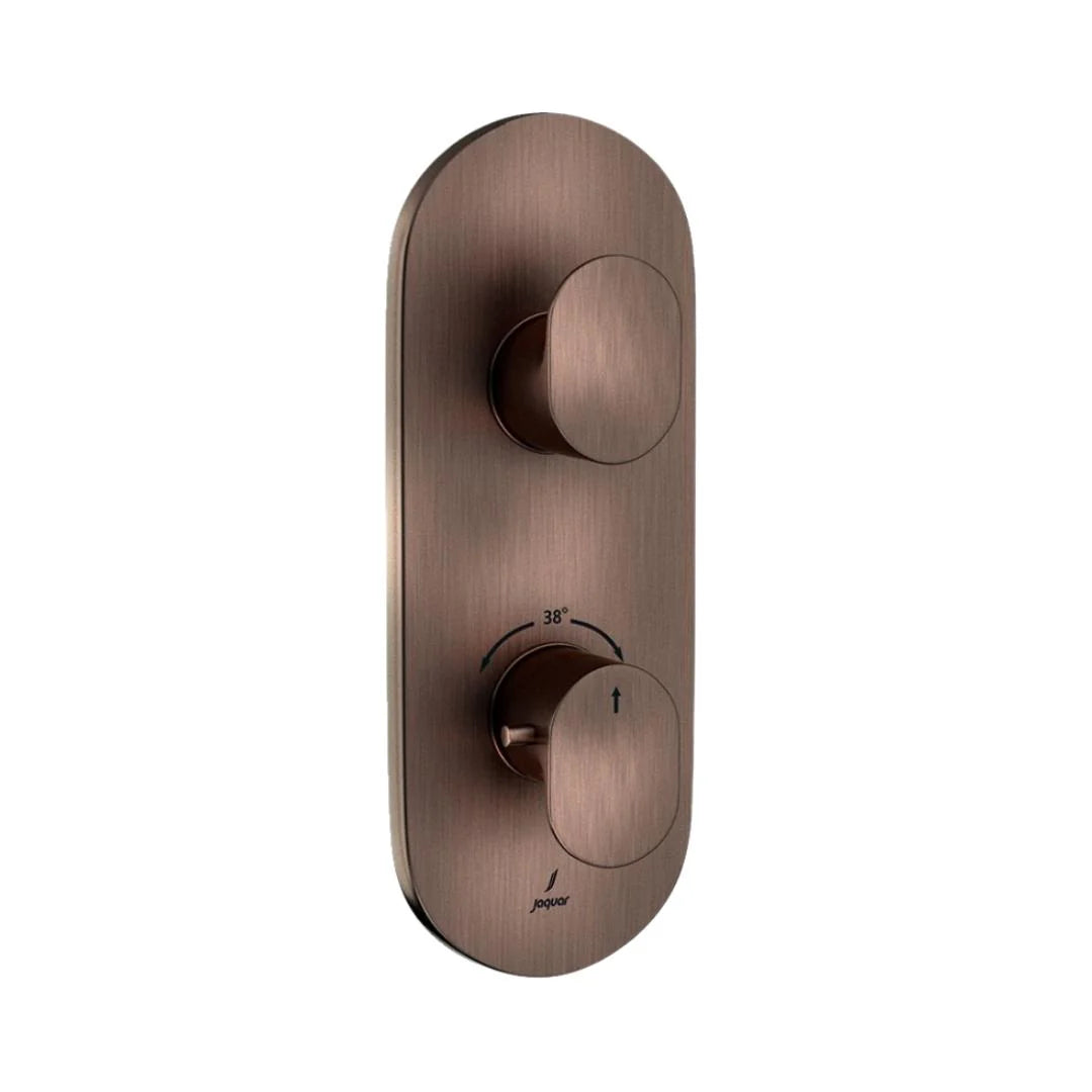 Jaquar 2 Way Thermostatic Diverter Opal Prime OPP-ACR-15681PM Normal Flow - Antique Copper Finish