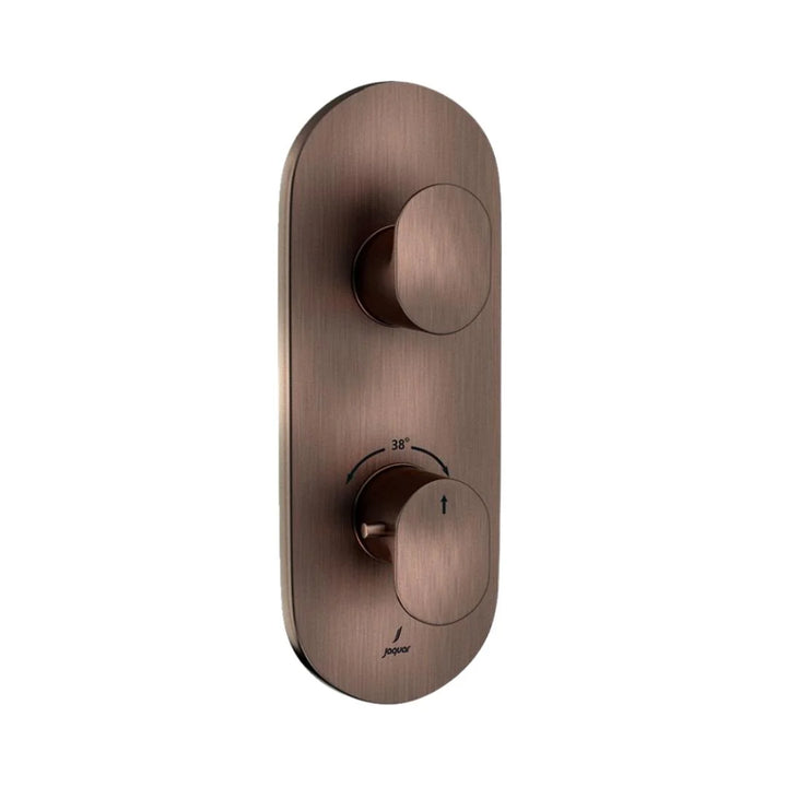 Jaquar 2 Way Thermostatic Diverter Opal Prime OPP-ACR-15681PM Normal Flow - Antique Copper Finish