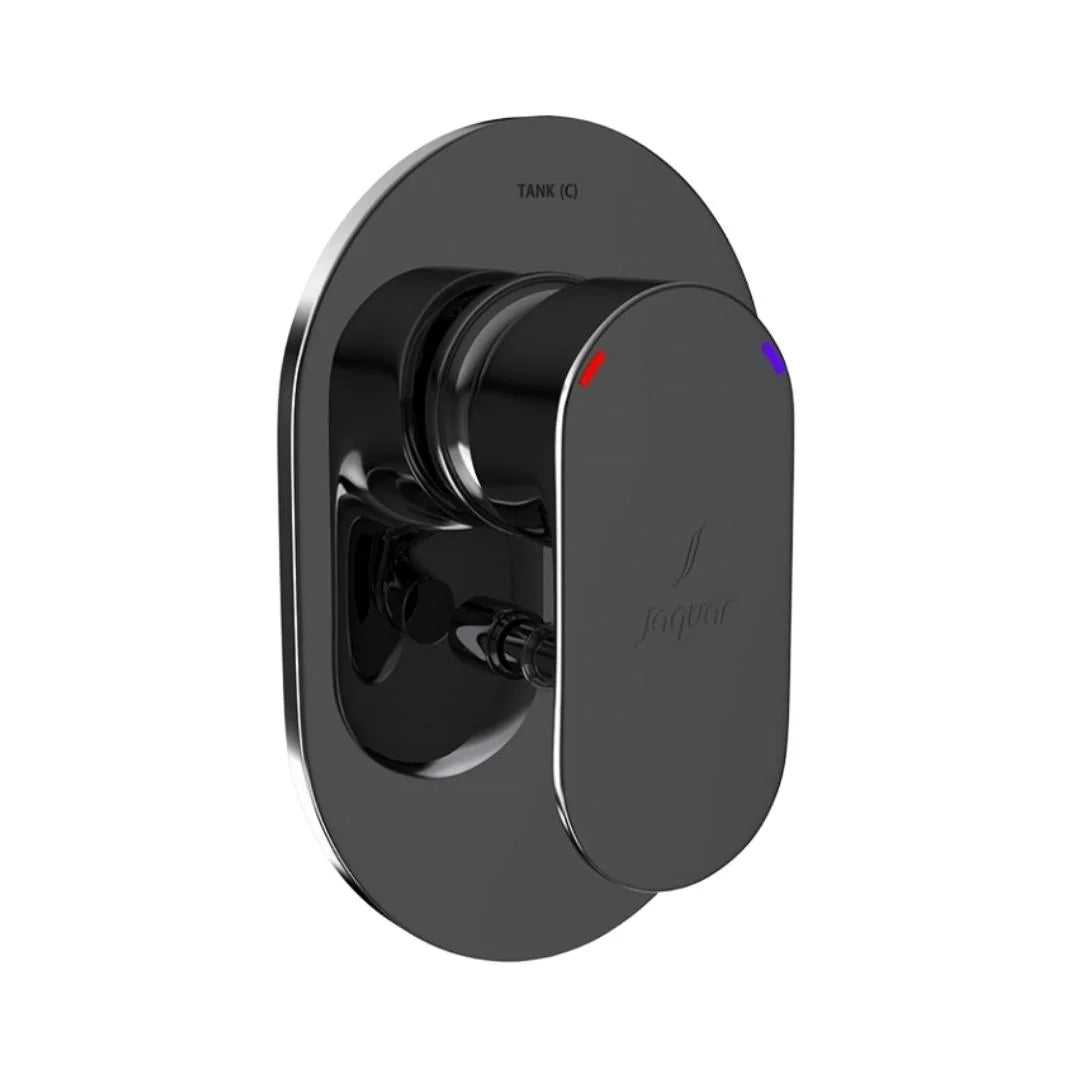 Jaquar 2 Way Diverter Opal Prime OPP-BCH-15193PM Normal Flow - Black Chrome Finish