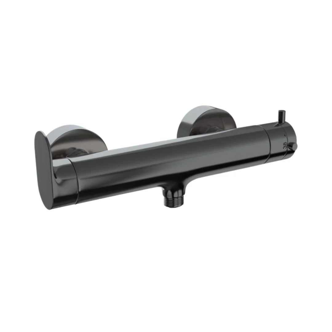 Jaquar 1 Way Thermostatic Mixer Opal Prime OPP-BCH-15655PM Normal Flow - Black Chrome Finish