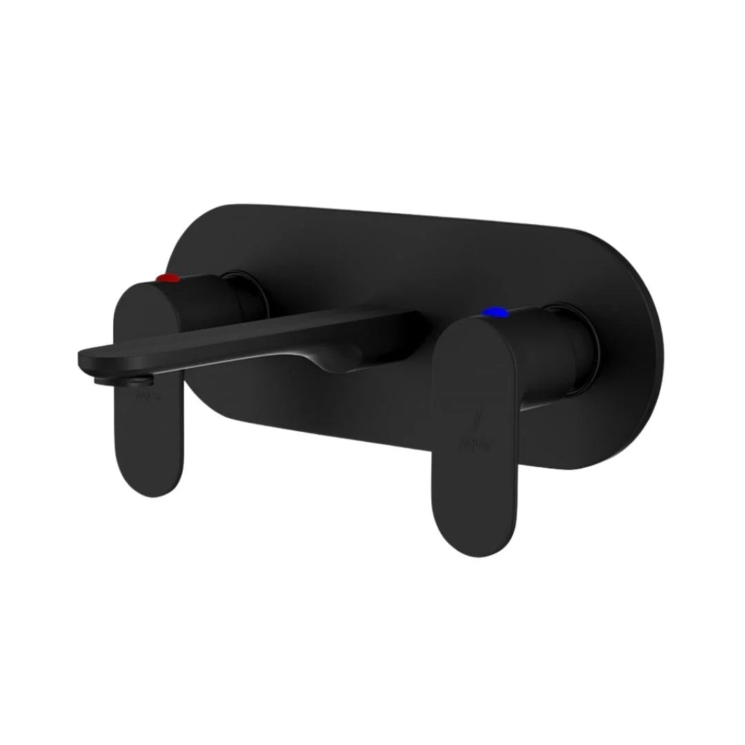 Jaquar Wall Mounted Basin Mixer Opal Prime OPP-BLM-15433PM - Black Matt