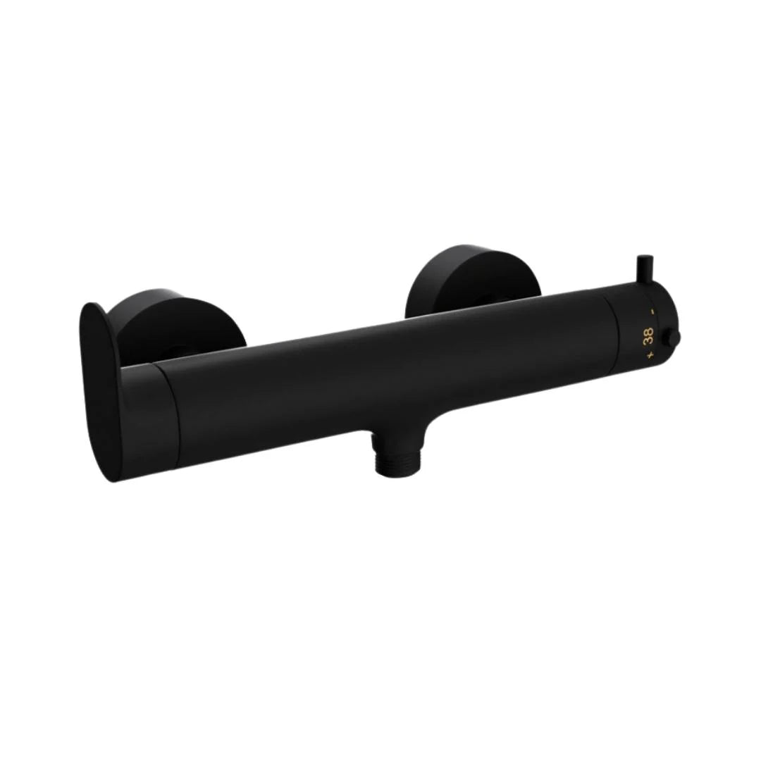 Jaquar 1 Way Thermostatic Mixer Opal Prime OPP-BLM-15655PM Normal Flow - Black Matt Finish