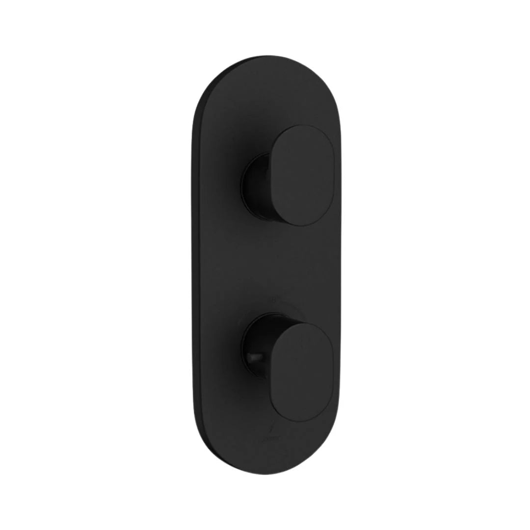 Jaquar 1 Way Thermostatic Diverter Opal Prime OPP-BLM-15661PM Normal Flow - Black Matt Finish