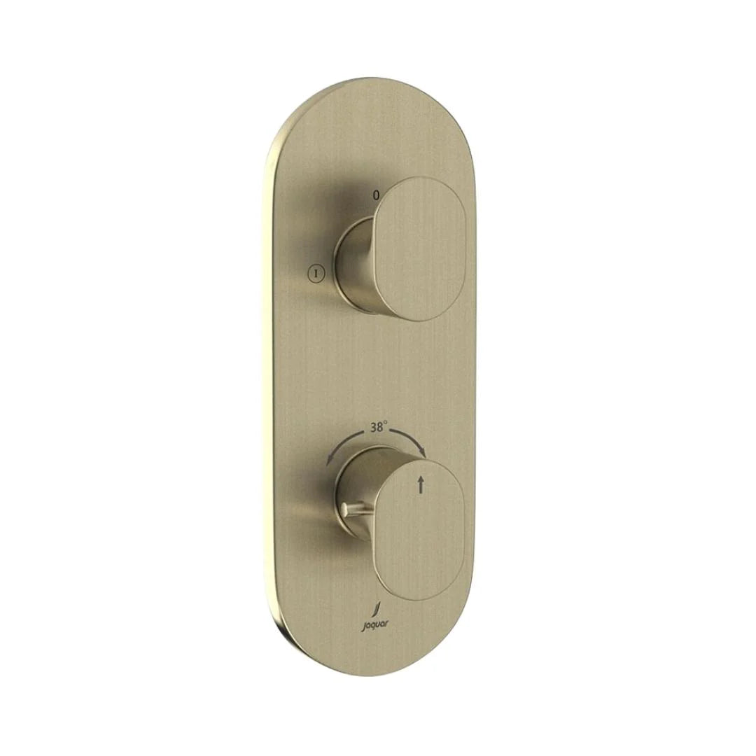 Jaquar 2 Way Thermostatic Diverter Opal Prime OPP-GDS-15681PM Normal Flow - Gold Dust Finish