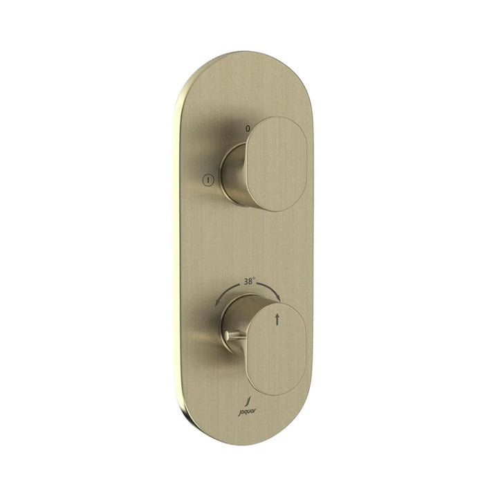 Jaquar 2 Way Thermostatic Diverter Opal Prime OPP-GDS-15681PM Normal Flow - Gold Dust Finish