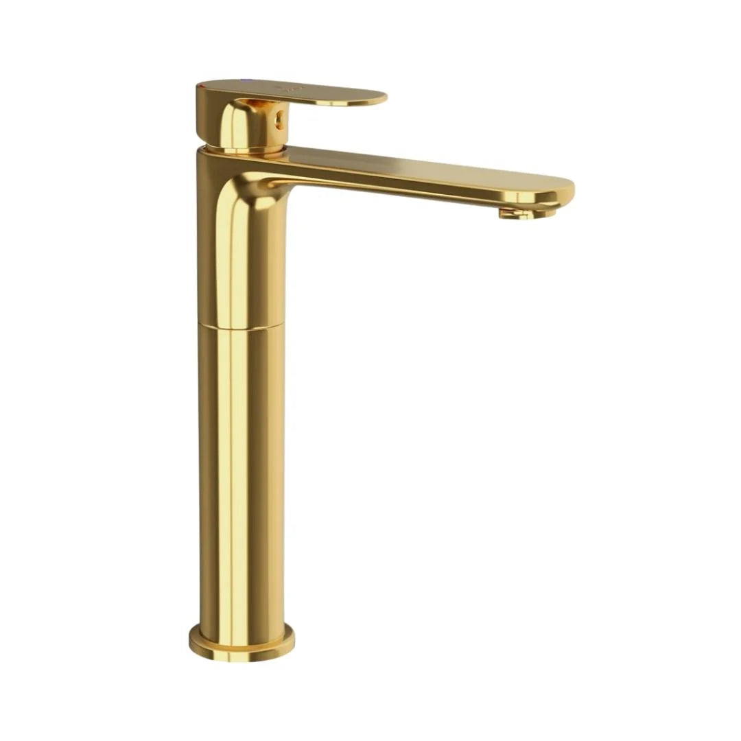 Jaquar Table Mounted Tall Boy Basin Mixer Opal Prime OPP-GLD-15005BPM - Full Gold