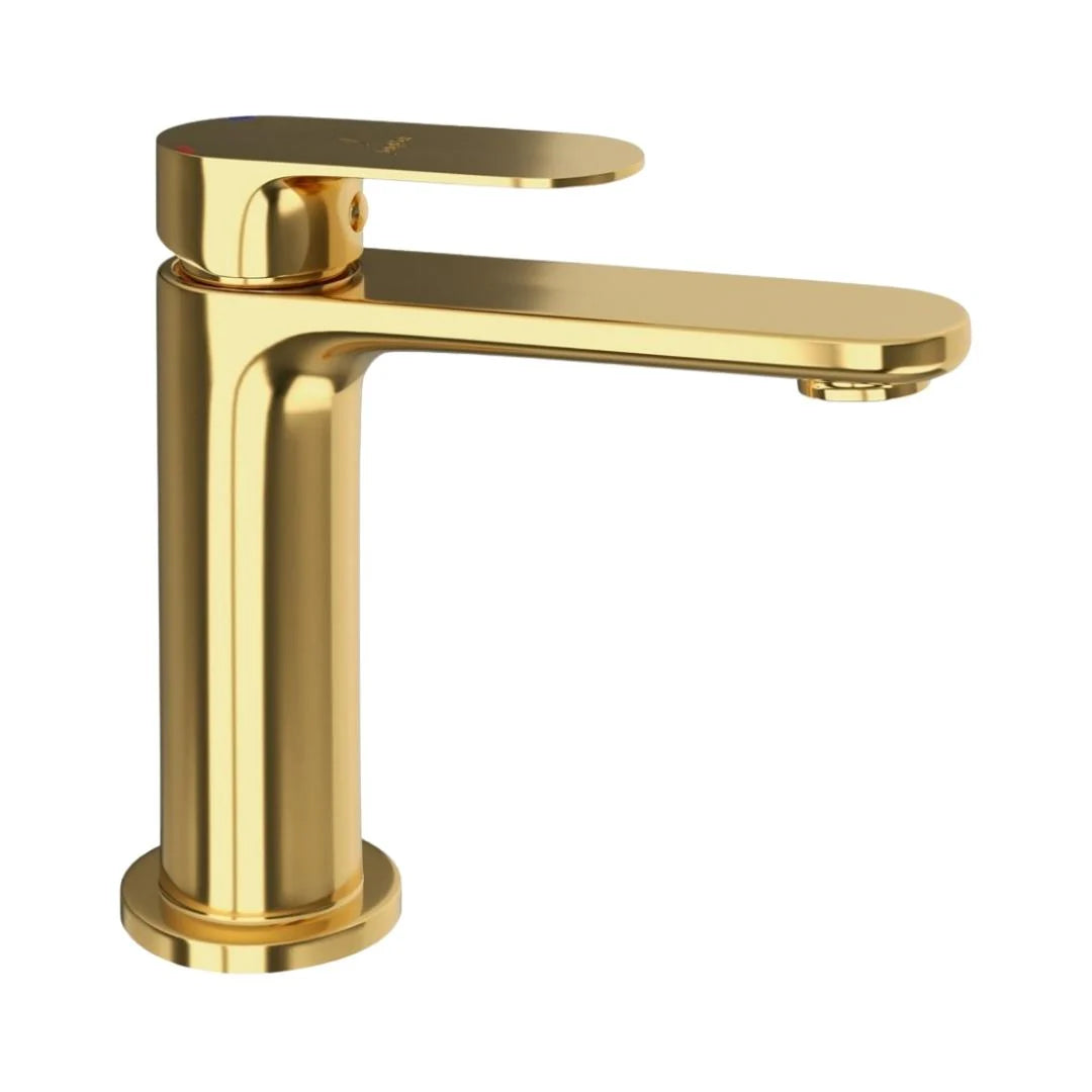 Jaquar Table Mounted Regular Basin Mixer Opal Prime OPP-GLD-15011BPM - Full Gold