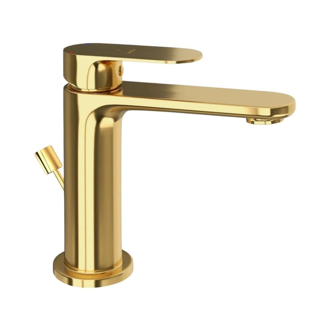 Jaquar Table Mounted Regular Basin Mixer Opal Prime OPP-GLD-15051BPM - Full Gold