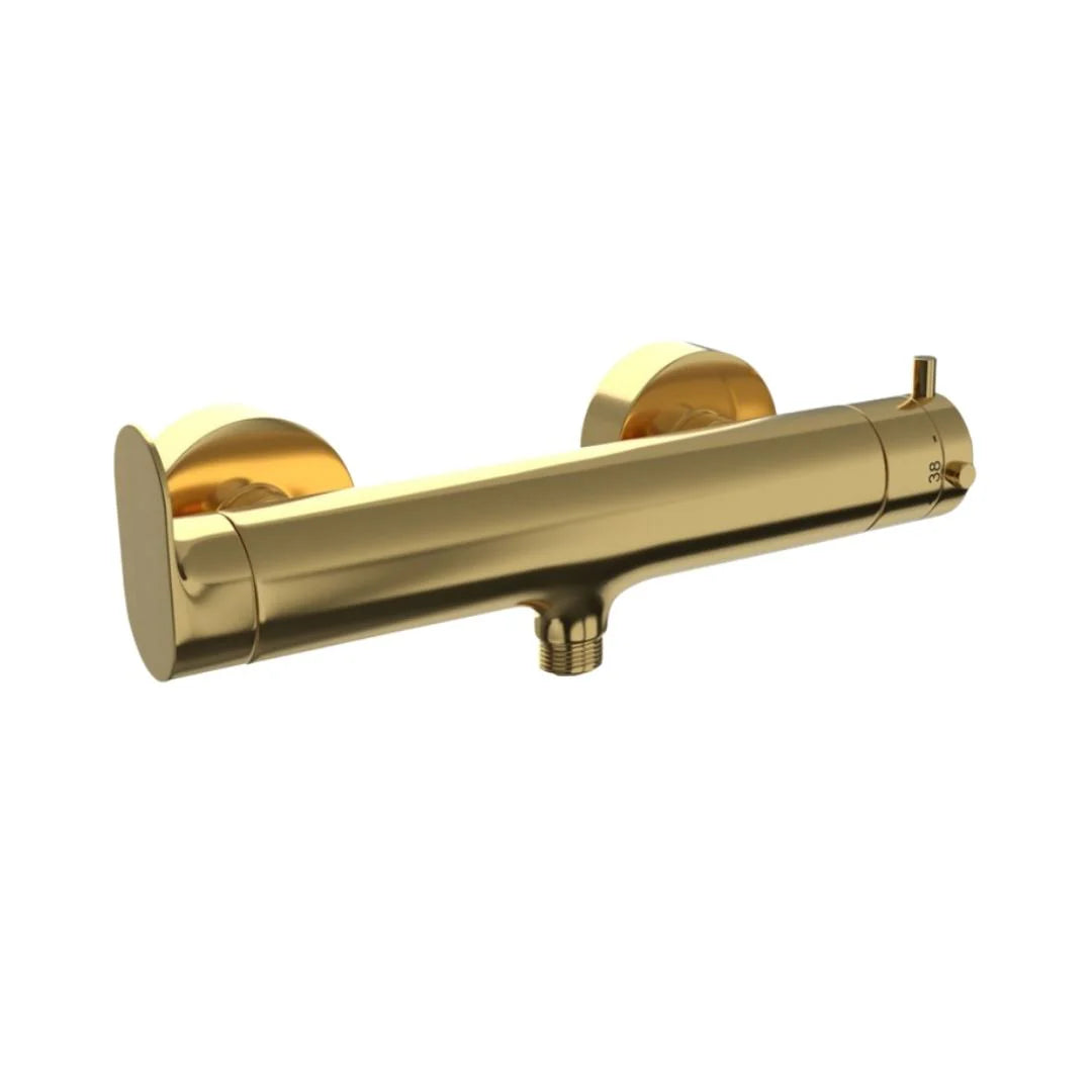 Jaquar 1 Way Thermostatic Mixer Opal Prime OPP-GLD-15655PM Normal Flow - Full Gold Finish