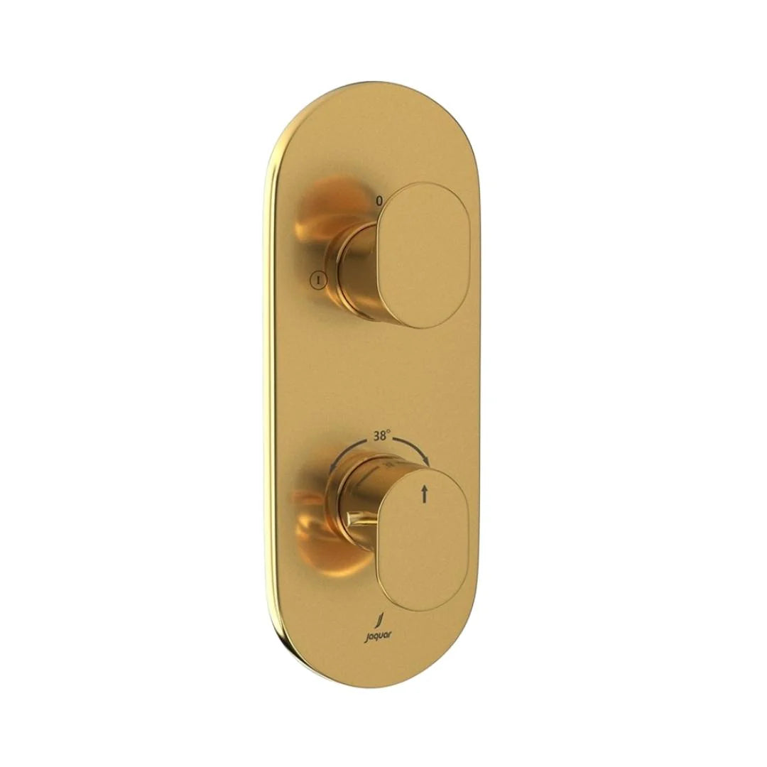 Jaquar 2 Way Thermostatic Diverter Opal Prime OPP-GLD-15681PM Normal Flow - Full Gold Finish