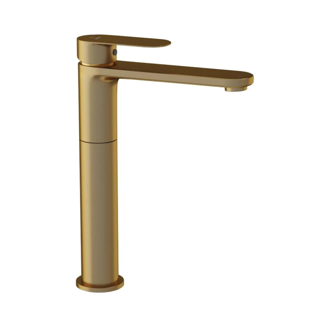 Jaquar Table Mounted Tall Boy Basin Mixer Opal Prime OPP-GMP-15005BPM - Gold Matt PVD