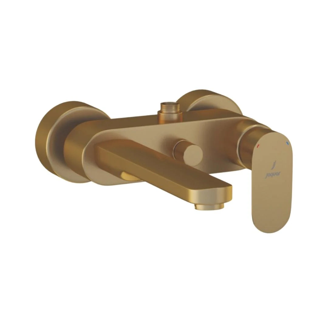Jaquar 2 Way Wall Mixer Opal Prime OPP-GMP-15115PM Normal Flow - Gold Matt PVD Finish