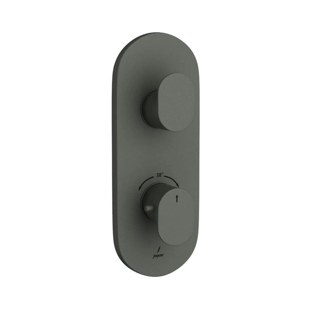 Jaquar 1 Way Thermostatic Diverter Opal Prime OPP-GRF-15661PM Normal Flow - Graphite Finish
