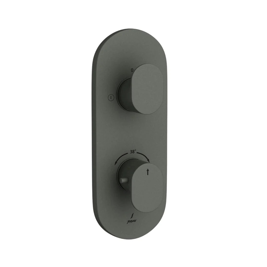 Jaquar 2 Way Thermostatic Diverter Opal Prime OPP-GRF-15681PM Normal Flow - Graphite Finish