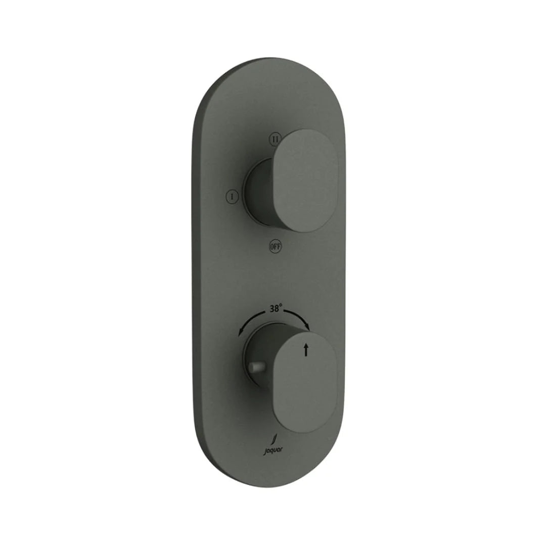 Jaquar 3 Way Thermostatic Diverter Opal Prime OPP-GRF-15683PM Normal Flow - Graphite Finish