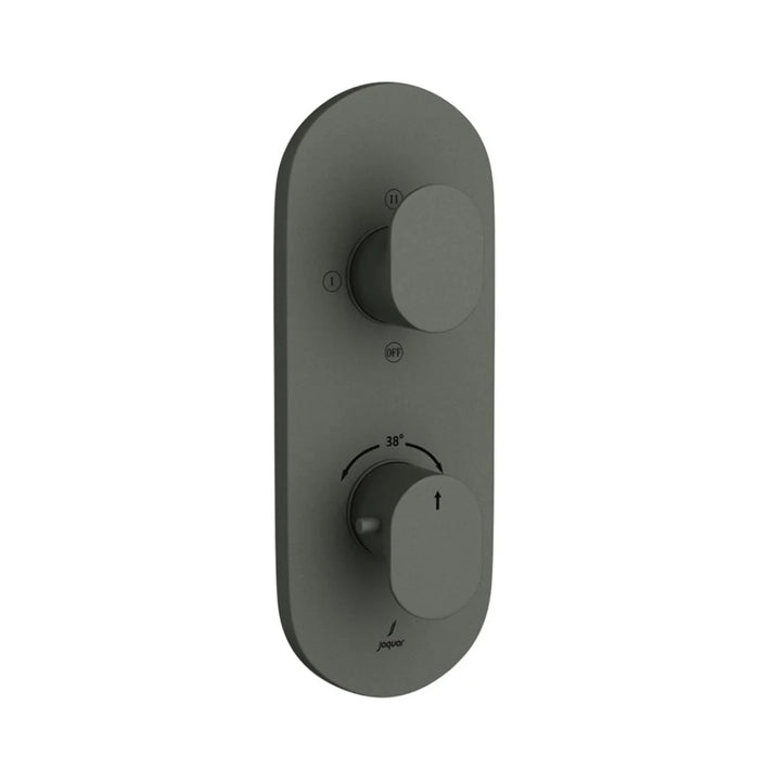 Jaquar 3 Way Thermostatic Diverter Opal Prime OPP-GRF-15683PM Normal Flow - Graphite Finish