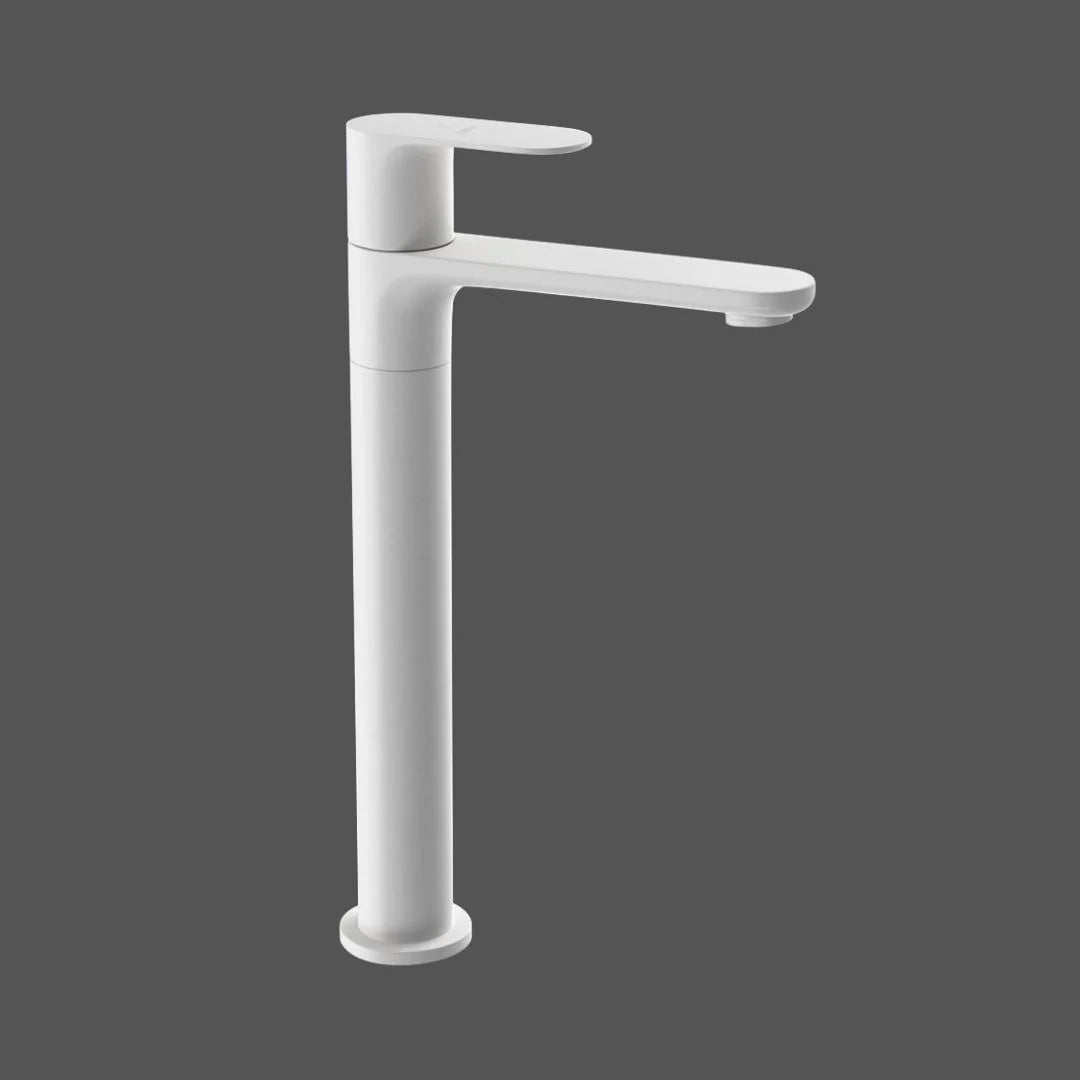 Jaquar Table Mounted Tall Boy Basin Tap Opal Prime OPP-WHM-15021PM - White Matt