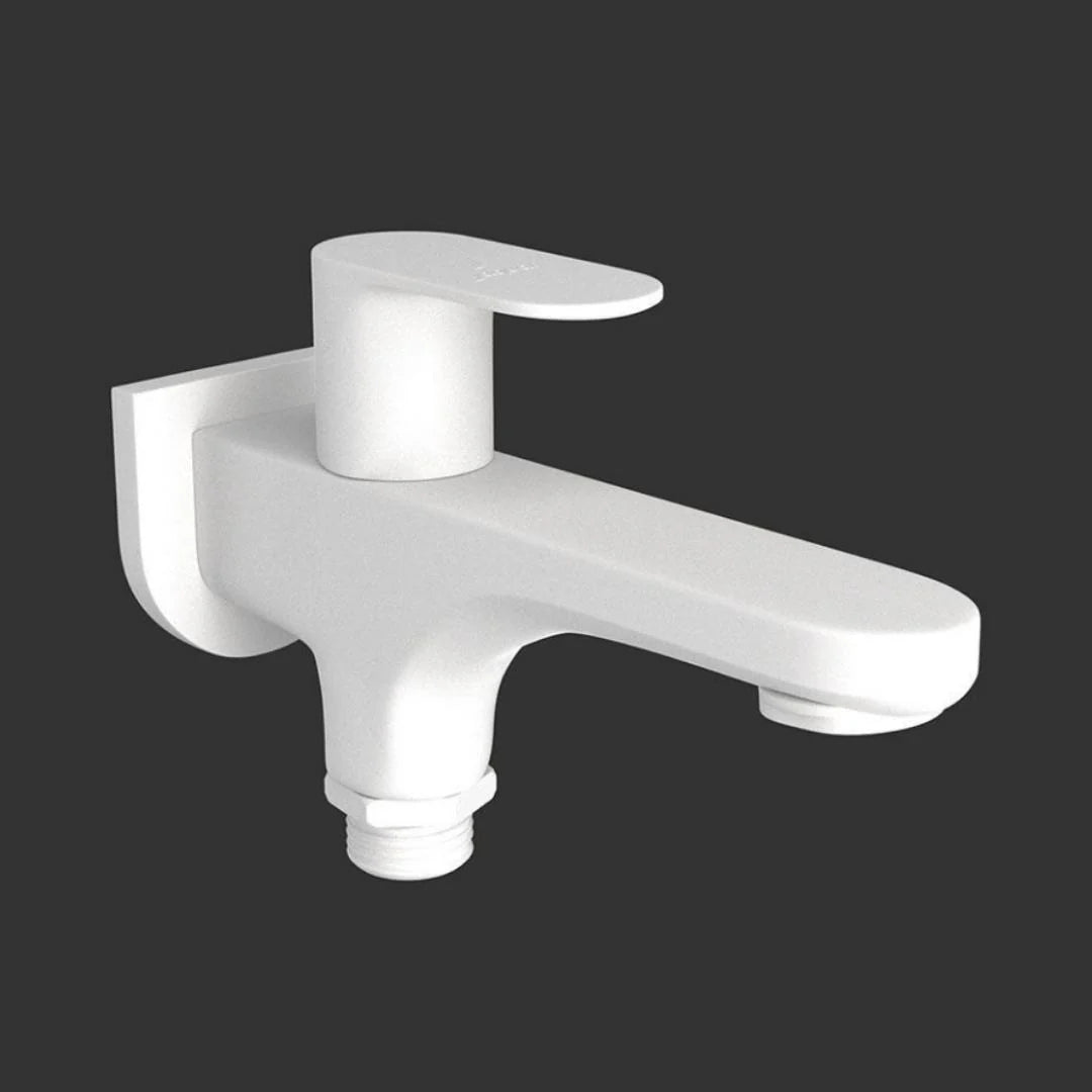 Jaquar WC Area 2 Way Bib Tap Opal Prime OPP-WHM-15041PM - White Matt