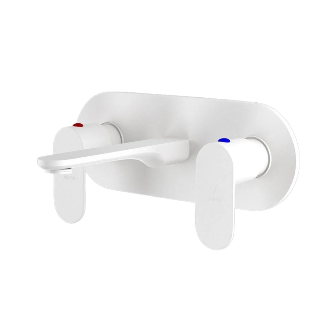 Jaquar Wall Mounted Basin Mixer Opal Prime OPP-WHM-15433PM - White Matt