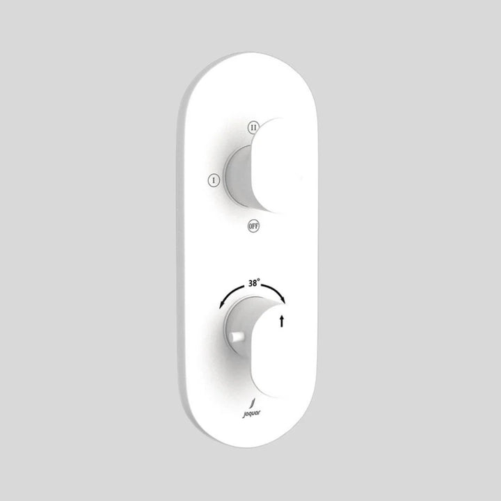 Jaquar 3 Way Thermostatic Diverter Opal Prime OPP-WHM-15683PM Normal Flow - White Matt Finish