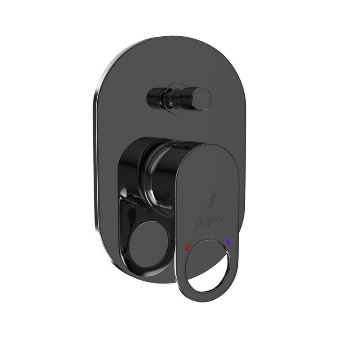 Jaquar 2 Way Diverter Ornamix Prime ORP-BCH-10065MKPM Normal Flow - Black Chrome Finish