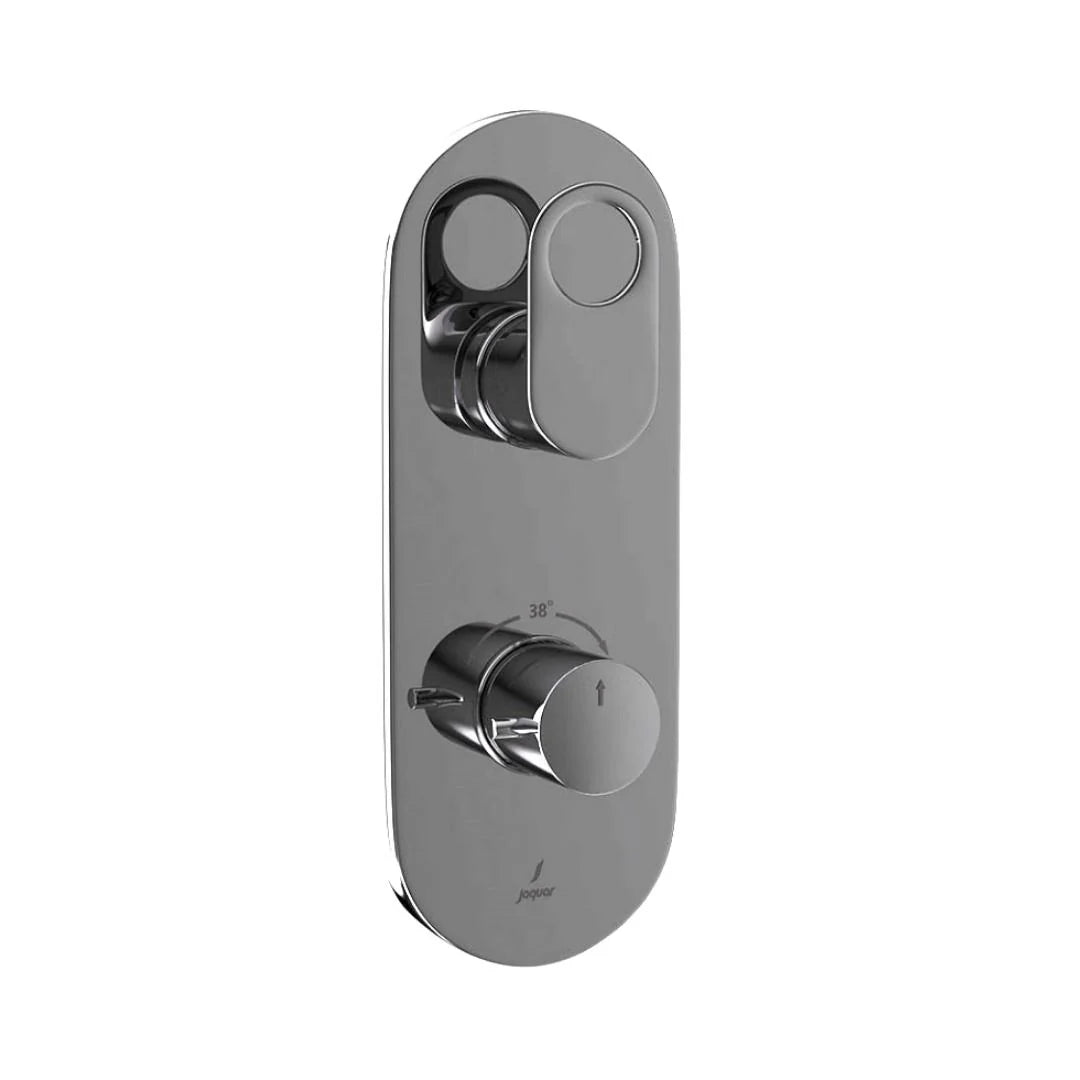 Jaquar 2 Way Thermostatic Diverter Ornamix Prime ORP-BCH-10681PM Normal Flow - Black Chrome Finish