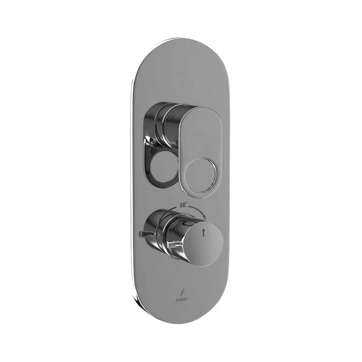 Jaquar 3 Way Thermostatic Diverter Ornamix Prime ORP-BCH-10683PM Normal Flow - Black Chrome Finish