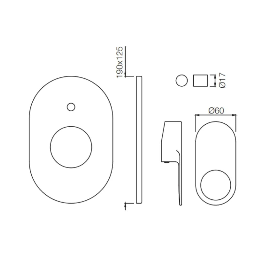 Jaquar 2 Way Diverter Ornamix Prime ORP-CHR-10079NKPM High Flow - Chrome Finish