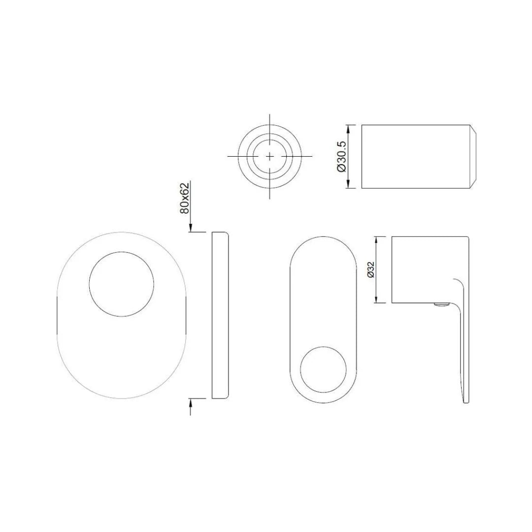 Jaquar Basin Area Stop Valve Ornamix Prime ORP-CHR-10083KPM - Chrome