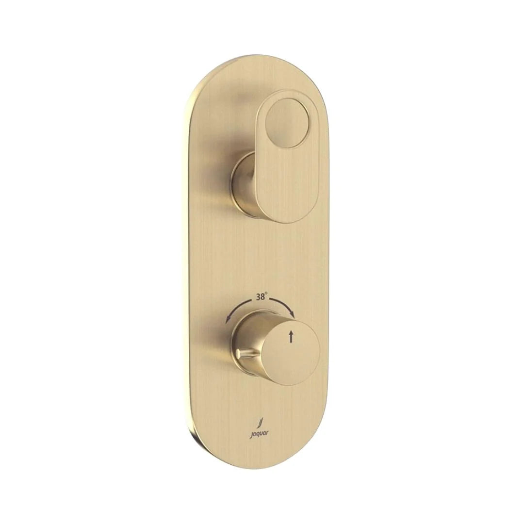 Jaquar 1 Way Thermostatic Diverter Ornamix Prime ORP-GDS-10661PM Normal Flow - Gold Dust Finish