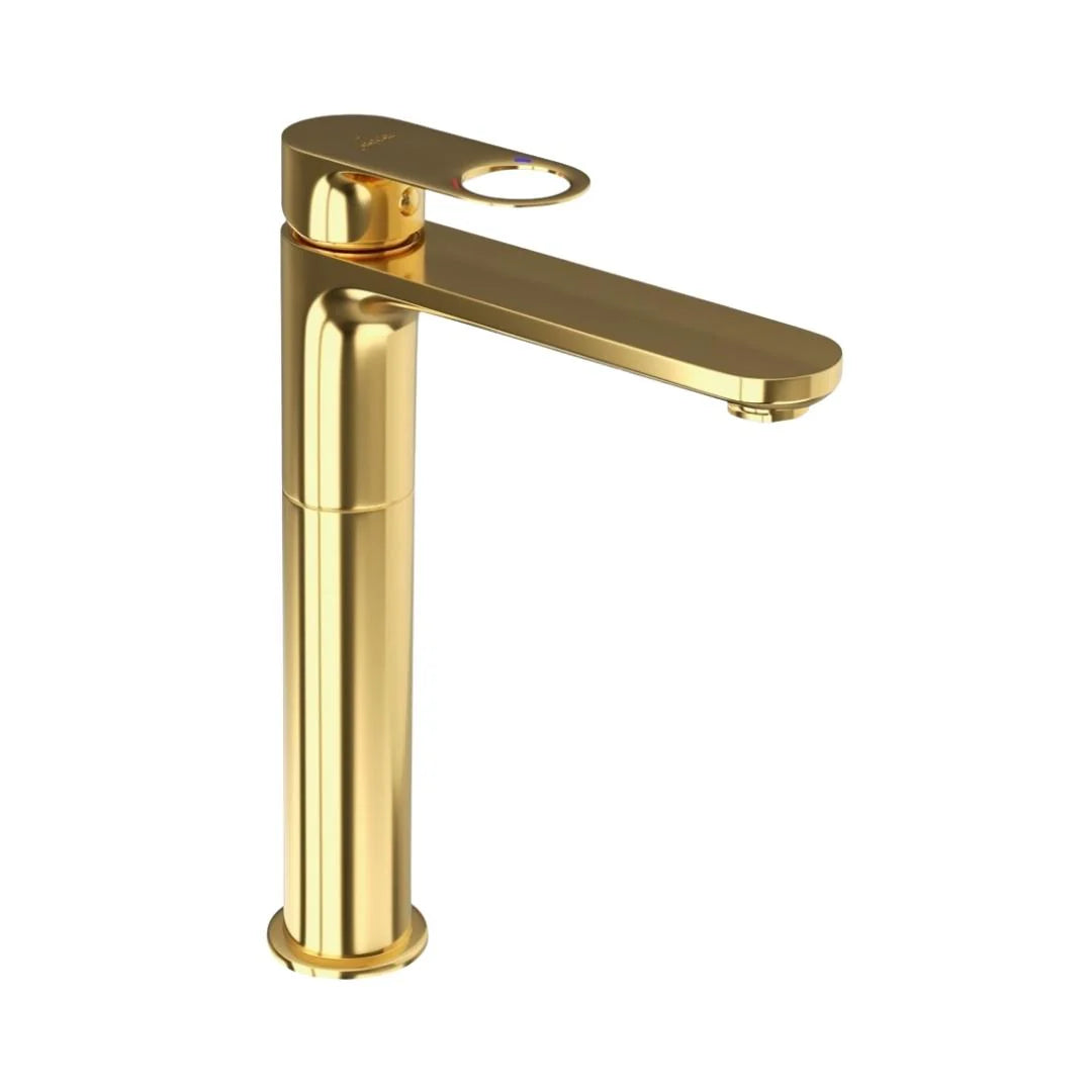 Jaquar Table Mounted Tall Boy Basin Mixer Ornamix Prime ORP-GLD-10005BPM - Full Gold