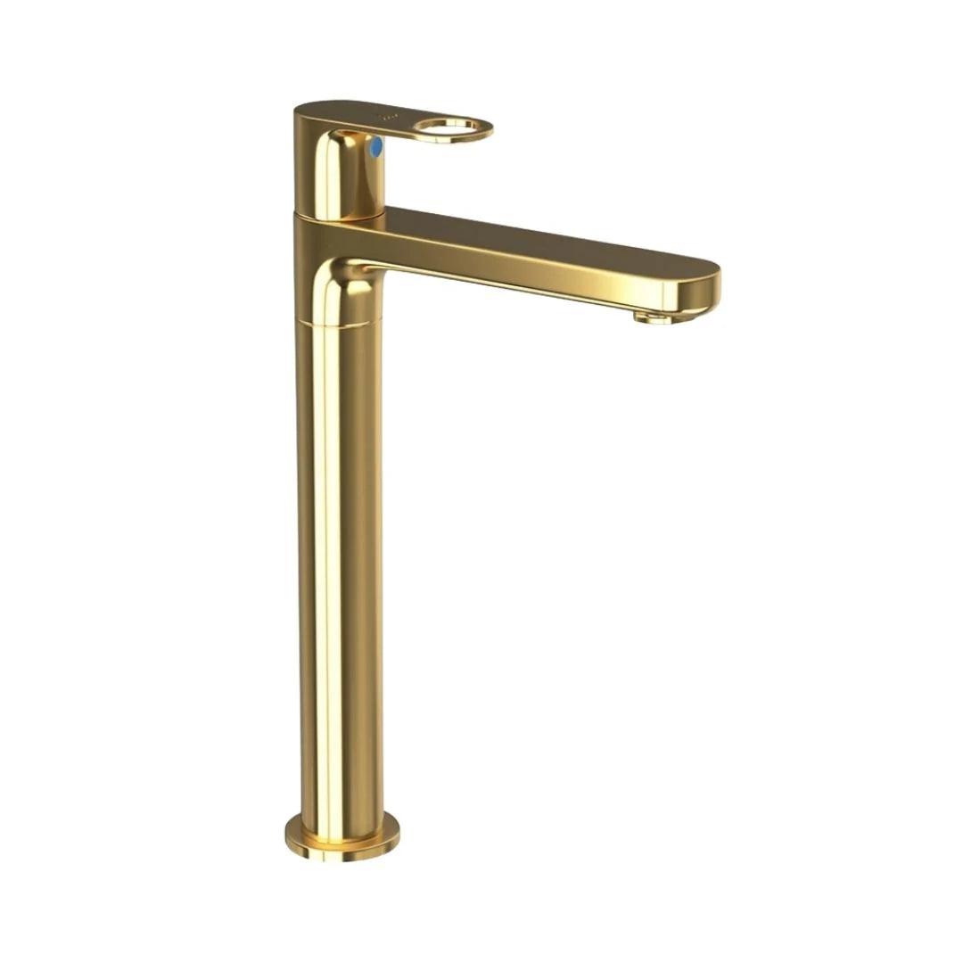 Jaquar Table Mounted Tall Boy Basin Tap Ornamix Prime ORP-GLD-10021PM - Full Gold