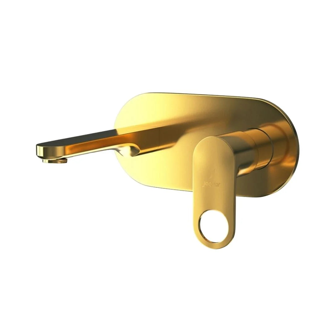 Jaquar Wall Mounted Basin Tap Ornamix Prime ORP-GLD-10441KPM - Full Gold