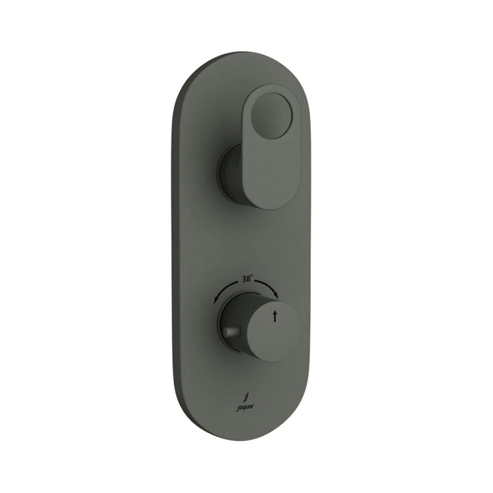 Jaquar 1 Way Thermostatic Diverter Ornamix Prime ORP-GRF-10661PM Normal Flow - Graphite Finish