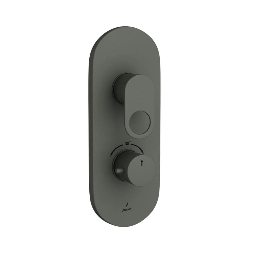 Jaquar 3 Way Thermostatic Diverter Ornamix Prime ORP-GRF-10683PM Normal Flow - Graphite Finish